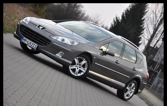 Peugeot 407 cena 18900 przebieg: 155600, rok produkcji 2009 z Siedlce małe 497